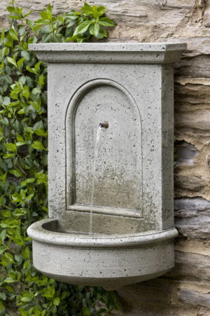 Fountain, Portico