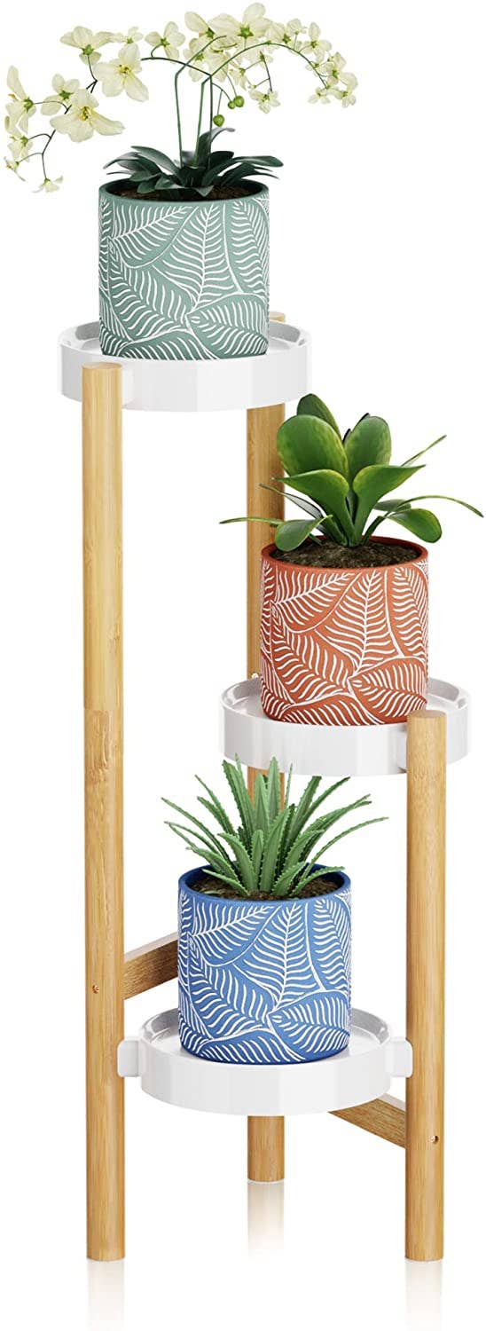 Bamboo Plant Stand, 3 Tier