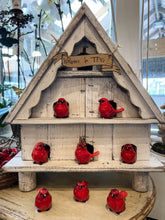Load image into Gallery viewer, Red Cardinal Hand Painted Birds
