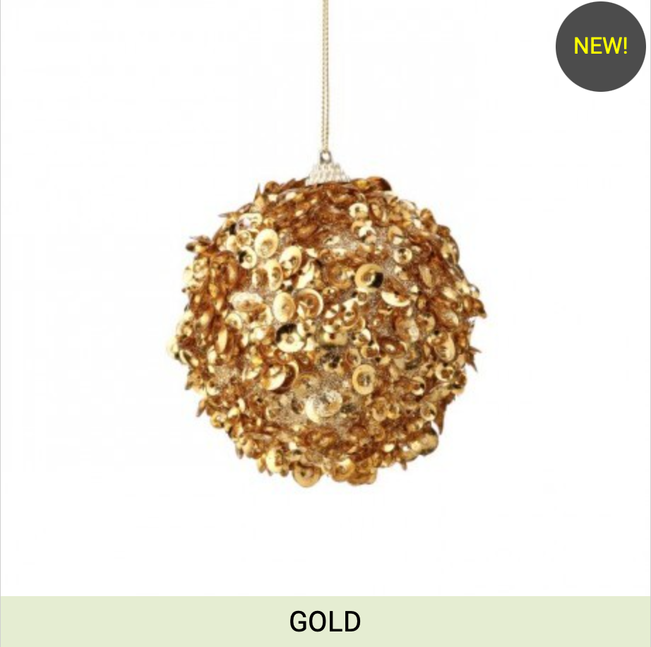 Glamour Sequin Ball Ornament