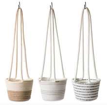 Load image into Gallery viewer, SoftWeave Hanging Planters 6&quot;
