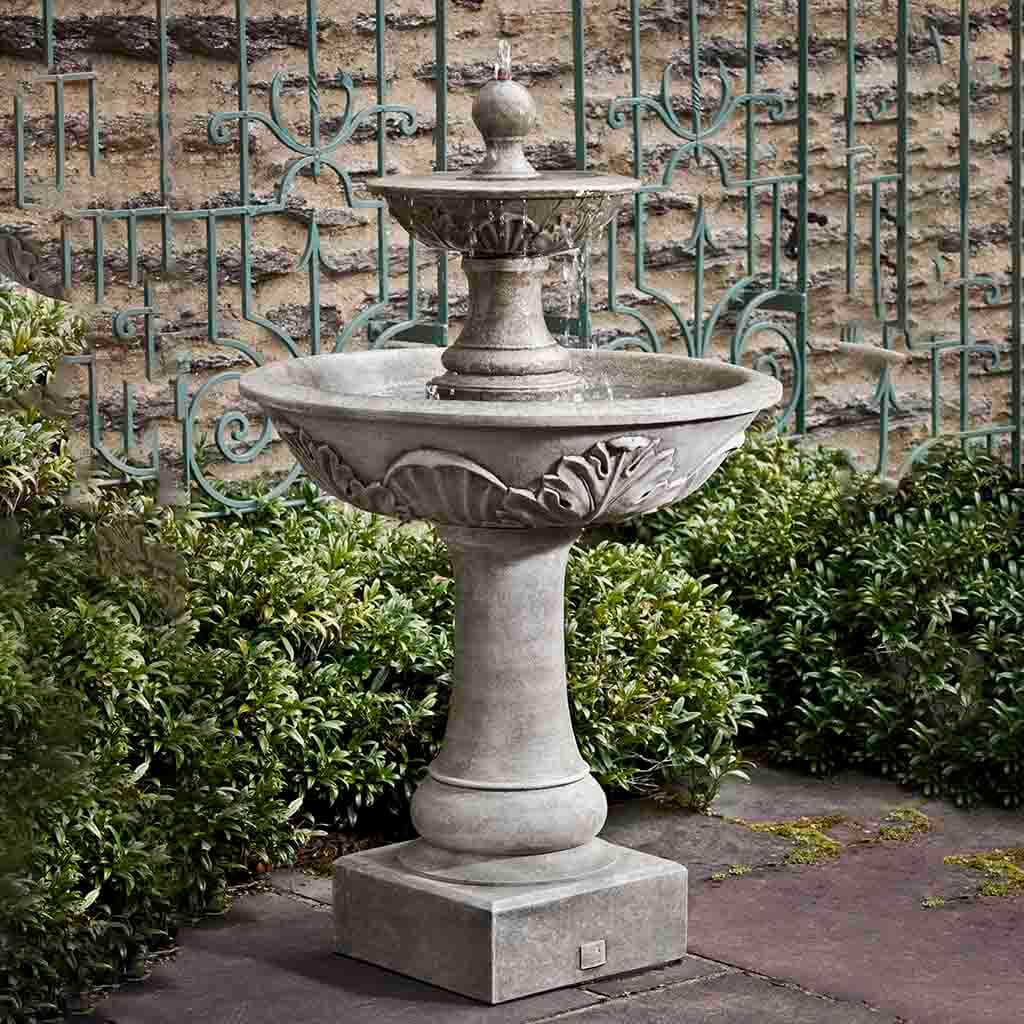 Fountain, Acanthus Two Tiered