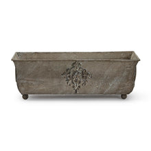 Load image into Gallery viewer, 12&quot; Vintage Planter w/ Antique Stone Finish

