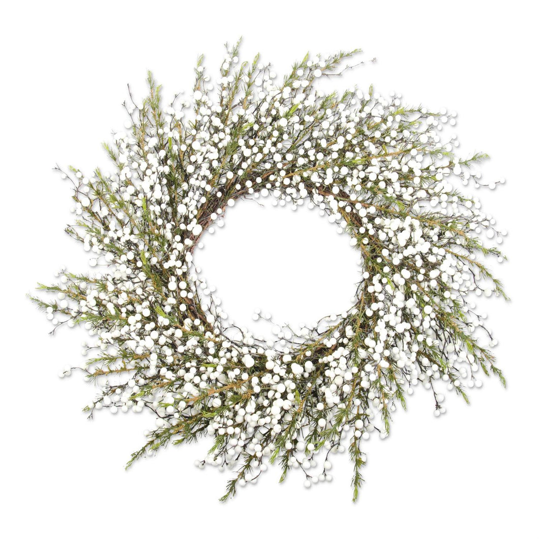 Cedar Wreath w/ White Berries