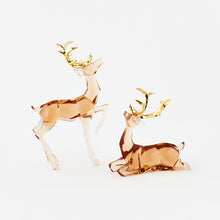 Load image into Gallery viewer, Amber Deer W/ Gold Horns
