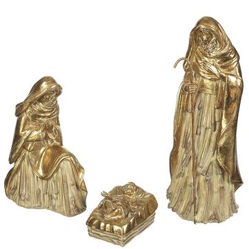 Gold Holy Family (Set of 3)