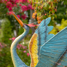 Load image into Gallery viewer, 37.5&quot; Tall Small Iron Dancing Cranes
