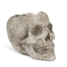 Load image into Gallery viewer, Lg Skull Planter 5”H
