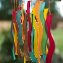 Load image into Gallery viewer, Tumbled Glass Wind Chimes
