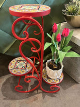 Load image into Gallery viewer, &quot;Tokyo&quot; Mosaic Plant Stand
