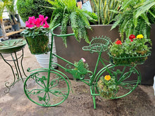 Load image into Gallery viewer, Large Iron Butterfly Bicycle Plant Stand

