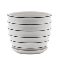 Load image into Gallery viewer, Ribbed Pot W/ Saucer
