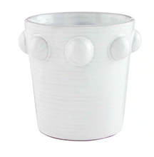 Load image into Gallery viewer, Beaded Pot, White
