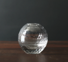 Load image into Gallery viewer, Faceted Glass Bud Vases
