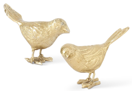 Antique Gold Song Birds