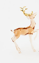 Load image into Gallery viewer, Amber Deer W/ Gold Horns
