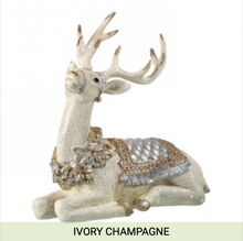 Load image into Gallery viewer, Resin Deer With Glitter Saddle And Blanket
