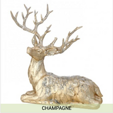 Load image into Gallery viewer, Resin Champagne Leaf Deer

