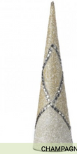 Load image into Gallery viewer, Glitter w/ Beads Gatsby Cone Tree
