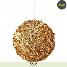 Load image into Gallery viewer, Glamour Sequin Ball Ornament
