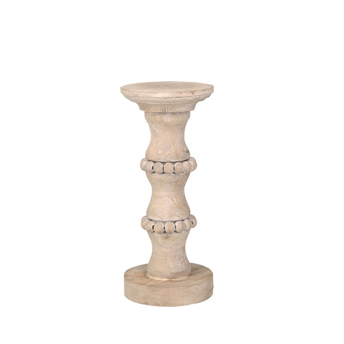 Wooden Antique Style Candle Holder
