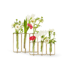 Load image into Gallery viewer, Lavoisier Golden Flower Vase
