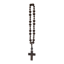 Load image into Gallery viewer, Wood Bead Rosary W/ Cross
