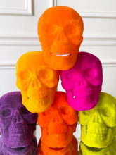 Load image into Gallery viewer, Flocked Skull Head
