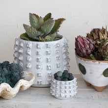 Load image into Gallery viewer, Stoneware Sculptural Planter
